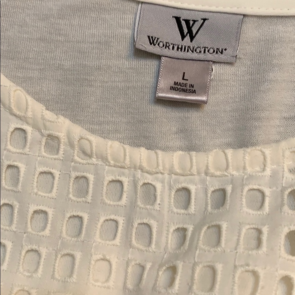 Sleeveless round neck top - Picture 5 of 9